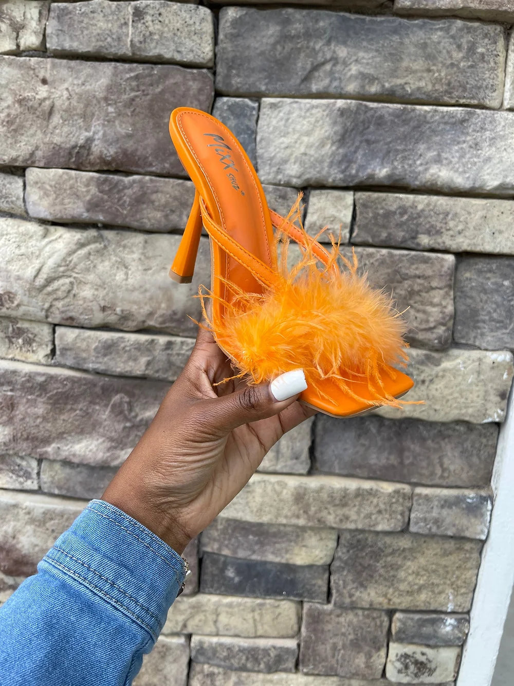 "CITRUS" Orange Heel