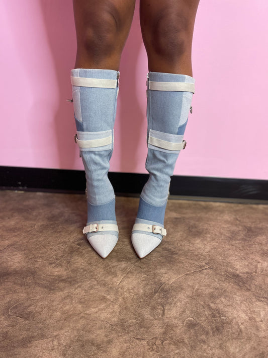 “SKY” Denim Boot