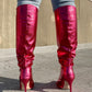 “BELLA” Pink Metallic Boot