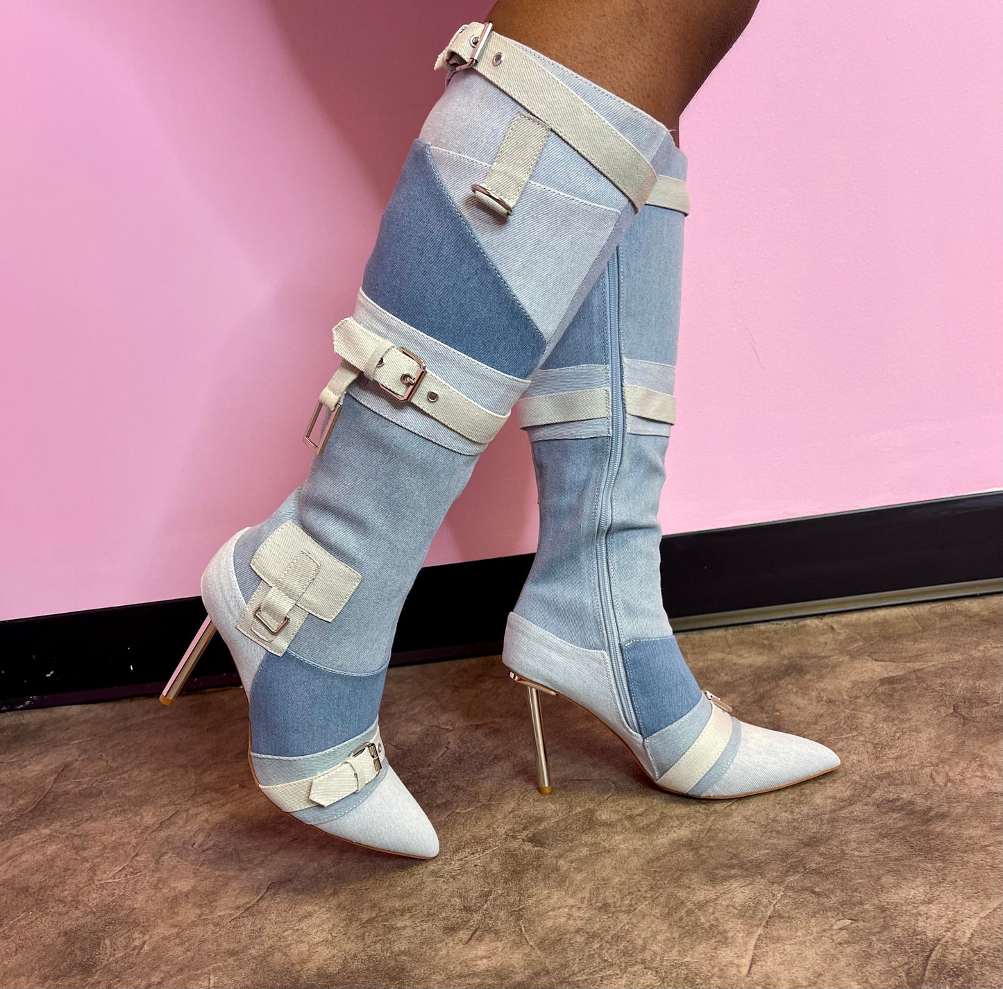 “SKY” Denim Boot