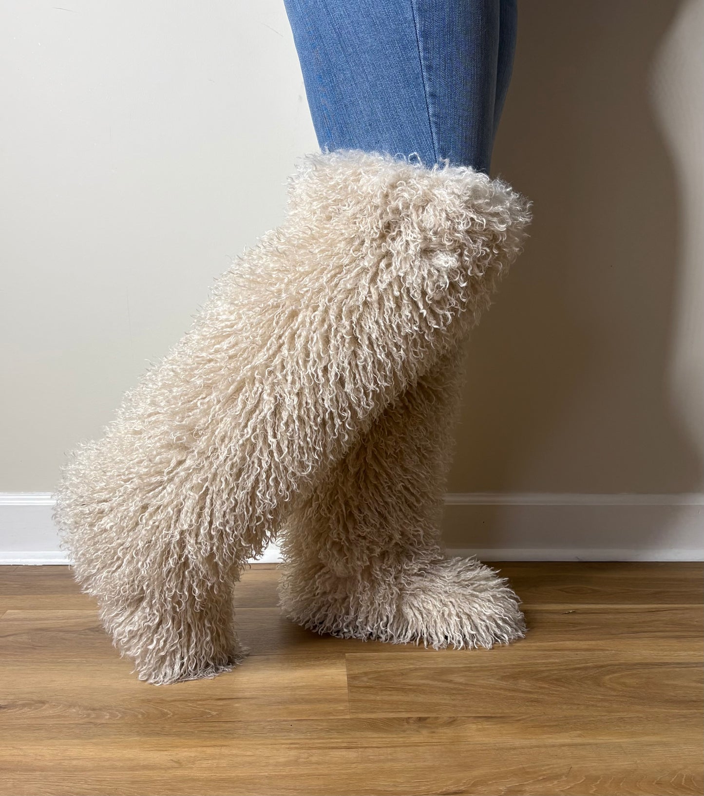 “LATTE” Fur Boot