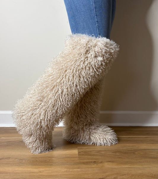 “LATTE” Fur Boot