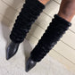“LUX” Black Fur Boot