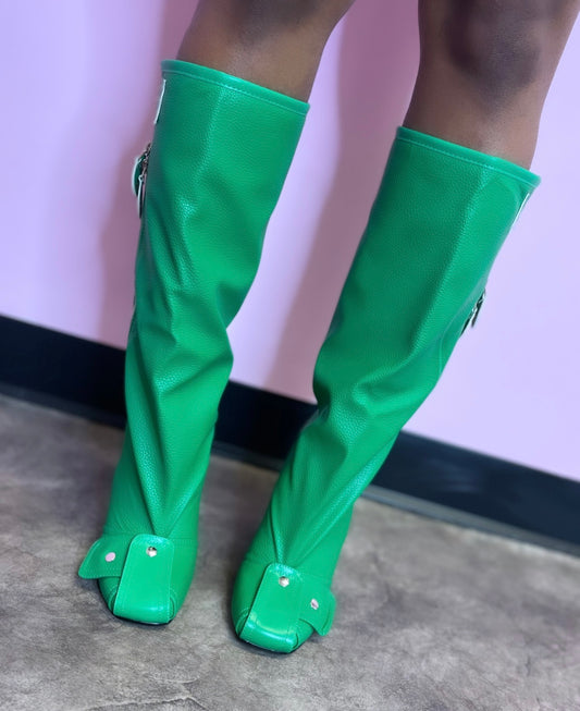 "OLIVIA" Green Boot