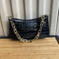 Black/White Chain Purse